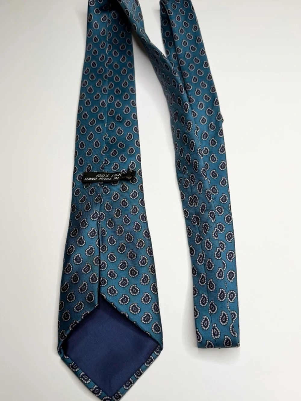 Bundle of 5 Silk Ties Geoffrey Beene Roundtree Blue Patterned Designer Lot